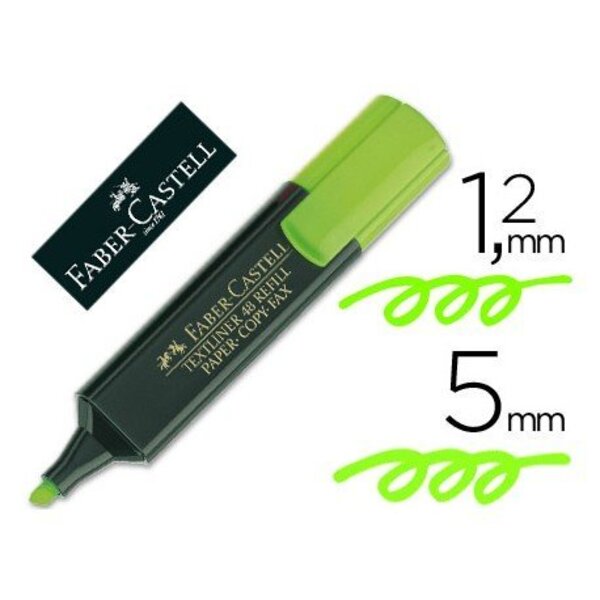 ROTULADOR FABER FLUORESCENTE 48-63 VERDE