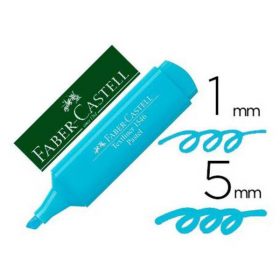ROTULADOR FABER FLUORESCENTE 46 PASTEL – AZUL CLARO