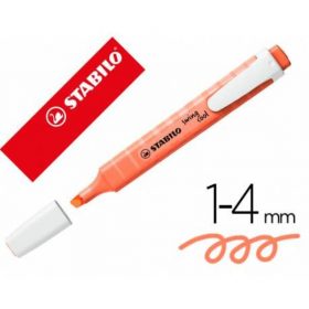 ROTULADOR STABILO FLUORESCENTE SWING COOL PASTEL- CORAL MELOSO