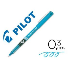 ROTULADOR PILOT PUNTA AGUJA V-5 AZUL CLARO 0.3 MM