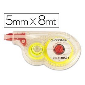CORRECTOR Q-CONNECT CINTA BLANCO 5 MM X 8 MT