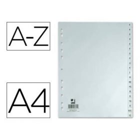 SEPARADOR ALFABETICO Q-CONNECT PLASTICO A-Z DIN A4 -MULTITALADRO