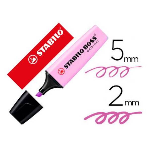 ROTULADOR STABILO BOSS PASTEL FLUORESCENTE 70 BRISA VIOLETA