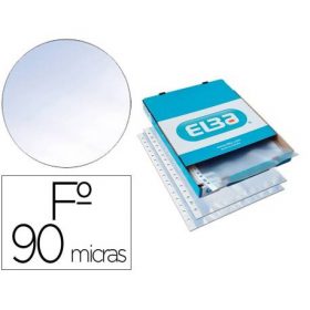 ELBA PACK DE 100 FUNDAS MULTITALADRO PP 90 MICRAS – TAMAÑO FOLIO