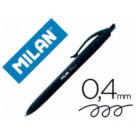 BOLIGRAFO MILAN NEGRO P1 TOUCH PUNTA 1 MM