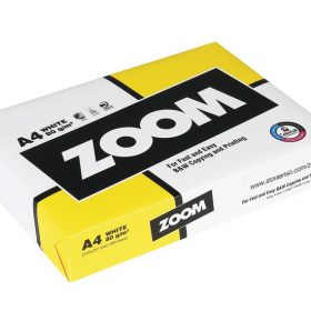 PAPEL FOTOCOPIADORA DE LA MARCA ZOOM - DIN A4/80GR/500HOJAS