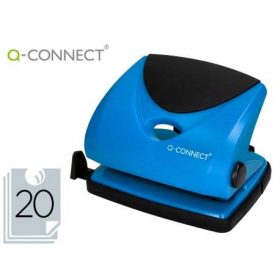 TALADRADOR Q-CONNECT KF02155 AZUL ABERTURA 2MM CAPACIDAD 20 HOJAS