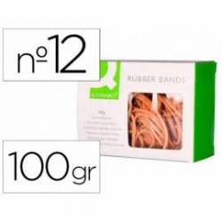 GOMILLAS ELASTICAS Q-CONNECT 100 GR NUMERO 12 120X2MM