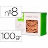 GOMILLAS ELASTICAS Q-CONNECT 100 GR NUMERO 8 80X2MM