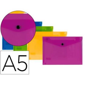 CARPETA LIDERPAPEL DOSSIER BROCHE DIN A5 - SURTIDOS COLORES