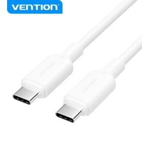 VENTION CABLE USB-C A USB-A 3A 60W-2M-TRENZADO-COLOR BLANCO