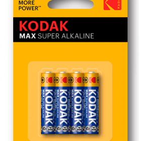 BLISTER 4 PILAS ALC.KODAK MAX AA LR6