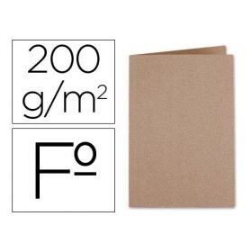 SUBCARPETA LIDERPAPEL FOLIO KRAFT 200G/M2