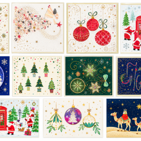TARJETAS POSTALES NAVIDEÑAS TURKOWSKY SURTIDOS